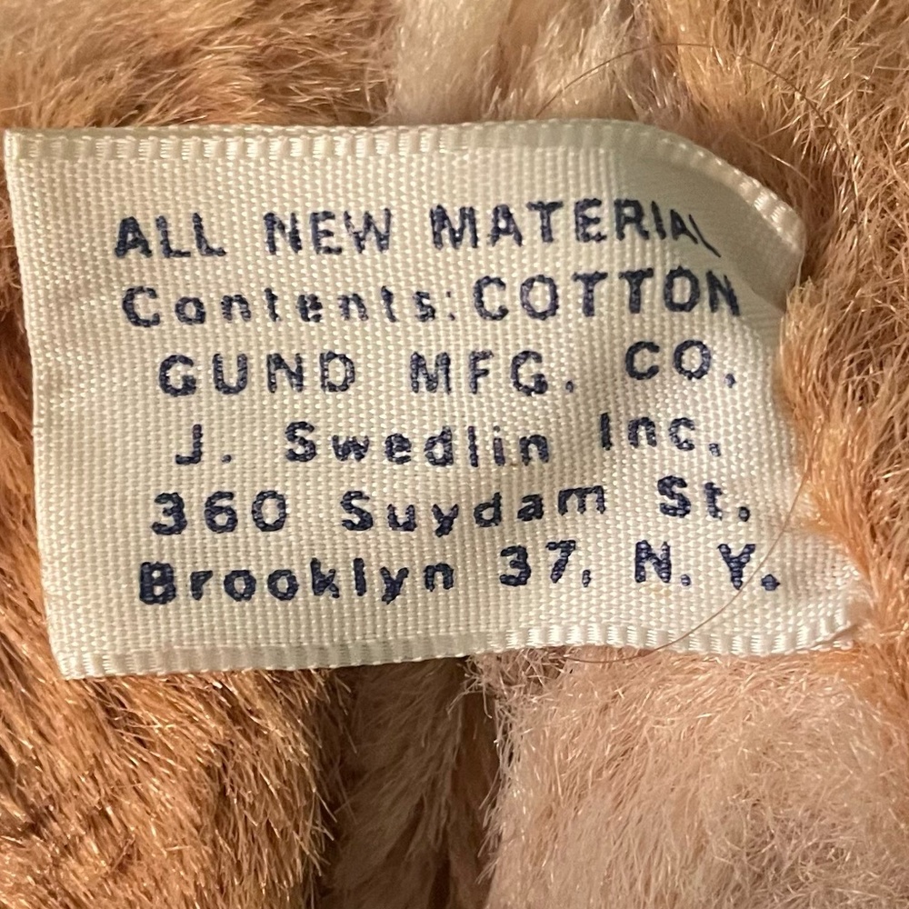 Vintage Gund Swedlin Disney Kanga & Roo Plush Doll Winne the Pooh - Picture 10 of 10